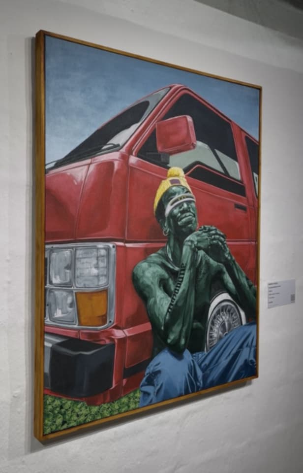 Inside ARTSASA contemporary art gallery in Nairobi